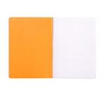 Cahier piqué Rhodia Classic 14,8x21 cm 96 pages petits carreaux 5x5 non détachables 80g - Orange