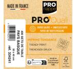 Barquette de 400 sets de table papier gaufré recyclé 80g/m2, Pays Basque - Format 30x40cm - Pays Basque