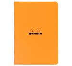 Cahier piqué Rhodia Classic 21x29,7 cm 96 pages ligné non détachables 80g - Orange