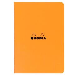 Rhodia Classic geniet notitieboek 21x29,7 cm, 48 blad gelijnd, niet uitscheurbaar, 80g - Oranje
