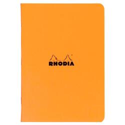Cahier piqué Rhodia Classic 21x29,7 cm 96 pages ligné non détachables 80g - Orange