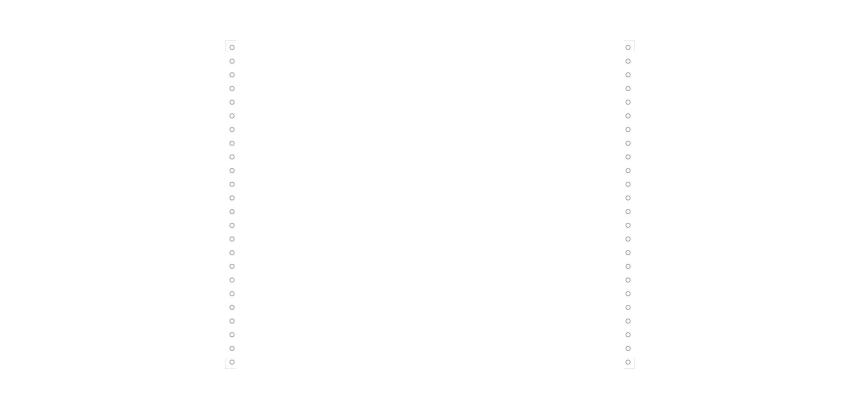 "2000 feuilles de listing blanc 380x12"" 1pli Bandes Caroll Détachables 70g" - Blanc