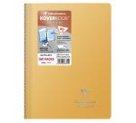 Cahier reliure intégrale enveloppante Koverbook Silver A4 160 pages ligné couverture polypropylène opaque - Assortis