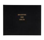 Registre 24x32cm des décès pour les hôpitaux, étab. sociaux (maisons de retraite) ou médico-sociaux - 100 pages