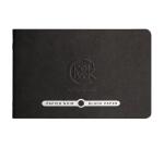 Crok'Book carnet piqué 20F 17x11cm 120g papier noir I - Noir