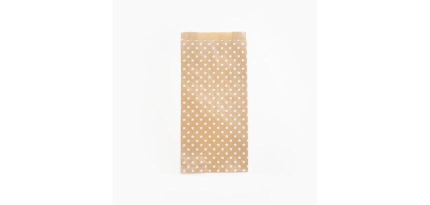 Pochette en papier à fond plat 'Etoiles'