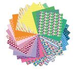 Origami Paper Geometric, 20 x 20 cm, 60F, 70g - Multicolore