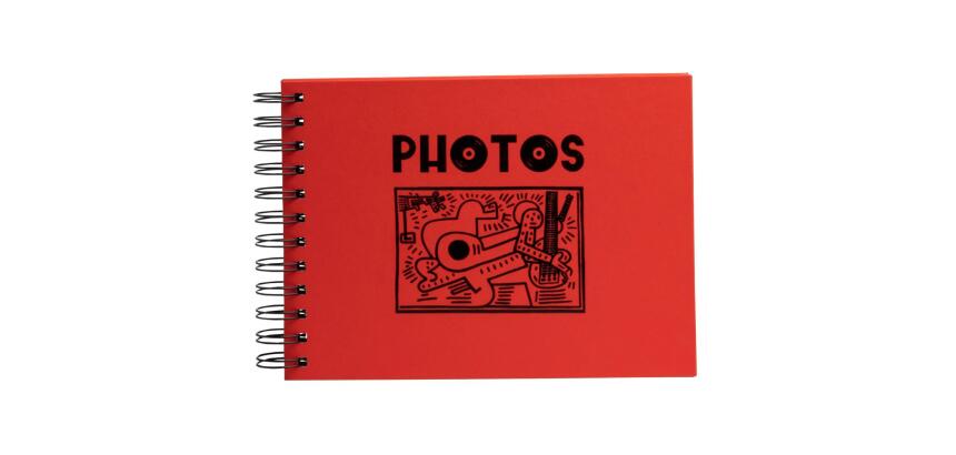 Album à spirales 50 pages noires Musicart