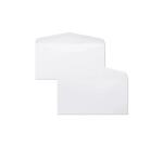 Paquet de 25 Enveloppes Blanches Doublées Triomphe DL- 110x220mm- Gommées - 130g/m2 - Blanc