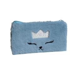 Fourre-tout plat Fourrure 22 x 11 cm - Couleurs assorties