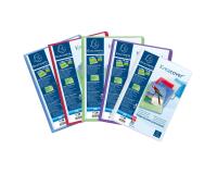 Protège-documents en polypropylène semi rigide Kreacover® Chromaline 100 vues - A4 - Couleurs assorties