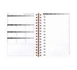 My.daily.planner Age Bag carnet reliure intégrale A5 250 pages détachables - Rose antique