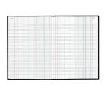 Registre 340X225 Journal avec répertoire de fin 600 pages foliotées - Noir toilé