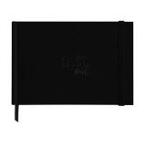 Rhodia Touch Watercolor Book, papier grain fin 100% coton 300g - A5 paysage, 40 pages - Noir