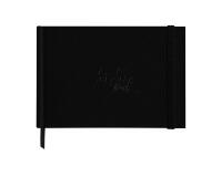 Rhodia Touch Watercolor Book, papier grain fin 100% coton 300g - A5 paysage, 40 pages - Noir