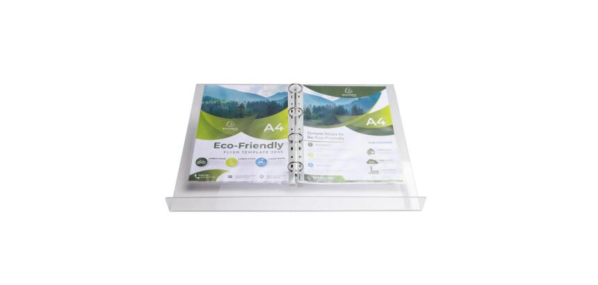 Lutrin avec anneaux de classeur - Cristal