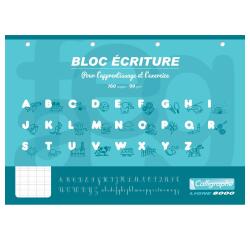 Bloc écriture à l'italienne 8000 CARTE A4 160 pages DL 3 mm IV 90 g - Vert