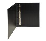 Classeur rembordé polypropylène 4 anneaux ronds de 25mm sur 3eme de couverture