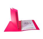 Classeur 4 anneaux plastifié Exacompta Chromaline A4 maxi - Dos 3 cm couleurs assorties