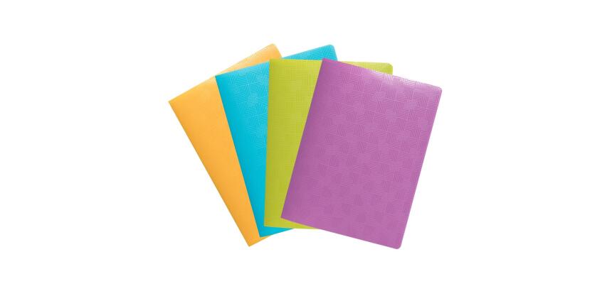 Protège -documents en PP recyclé semi-rigide Pop'N Co - 60 vues - Couleurs assorties