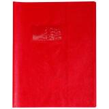 Protège-cahiers grain cuir PVC 22/100ème 17x22 cm
