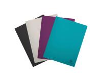 Protège-documents semi-rigide en PP recyclé 100 vues Titane - Couleurs assorties