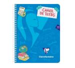 Mimesys cahier de textes reliure intégrale 17x22cm 144 pages grands carreaux couverture polypropylène Couleur aléatoire - Assortis