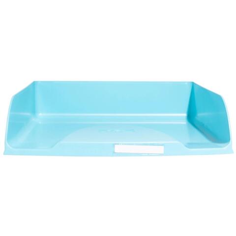 Bandejas de correo Skandi - 346x255x65 mm, A4+ - Azul escarchado