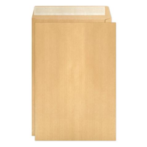 Boite de 125 Pochettes Kraft Adour Brun E4-280x400 mm - Auto-Adhésives - 120g/m2 - Brun