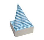 Paquet de 40 serviettes micro-gaufrées ouate décorées 2 plis - 38x40 cm