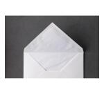 25 enveloppes C6 (114x162mm) Vergé de France doublées gommées