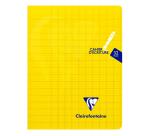 Cahier piqué Mimesys 17x22cm 32 pages grands carreaux 3mm agrandi 12/12 Couleur aléatoire - Assortis