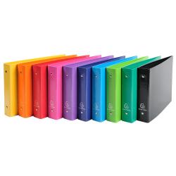 Exacompa Iderama Record/Flash Card Ring Binder - Assorted colours