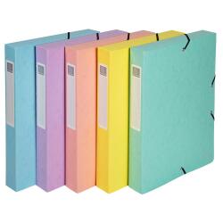 Aquarel Box File A4 60mm 0.7mm Assorted - Assorted colours