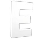 Lettre E 20,5cm - Blanc