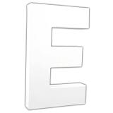 Lettre E 20,5cm - Blanc
