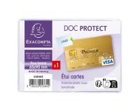 Estuche protector de Tarjeta de banco 2 caras 65x95 PVC 20/100º - Cristal