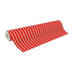 Papier 80g, Tiny 50x0,35m Rayures rouges - Rouge