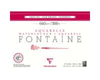 Fontaine bloc collé 4 côtés 10F 26x36cm 640g grain fin