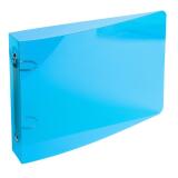 Exacompta 'Crystal' Record Card Ring Binder (Large) - Blue