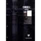Bloc de cours CORNELL encollé grand côté A4 200 pages perforées 4 trous Cornell ligné 8 mm - Noir