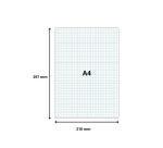 Pk 100 Exa Record Cards 210/297 Sq White - White