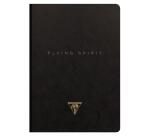Flying Spirit carnet brochure cousue A5 192 pages ligné motifs assortis papier ivoire 90g - Noir