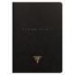 Flying Spirit carnet brochure cousue A5 192 pages ligné motifs assortis papier ivoire 90g - Noir
