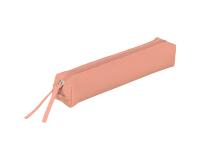 CUIR TEINTÉ Trousse SLIM 19,5x2,5x4 cm Corail