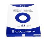 Pk 100 Exa Record Cards 210/297 White - White