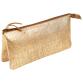 KLEO-PATHRA CUIR Grande Pochette 2 compartiments 22x11 cm Or
