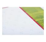 Bind'O Block cahier reliure intégrale A4+ 160 pages détachables perforé 4 trous petits carreaux + marge et cadre en-tête 4 couleurs de bandes Bleu - Bleu