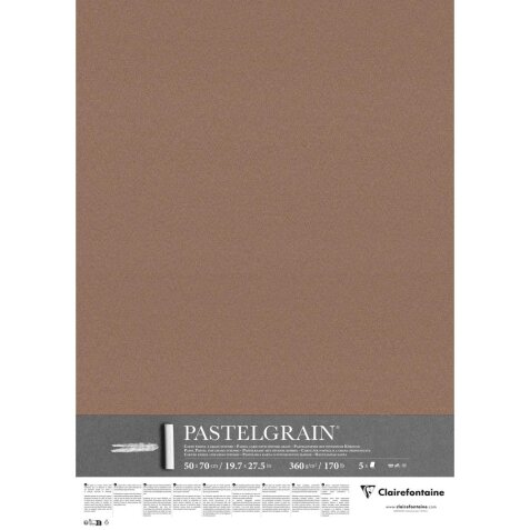 PastelGrain paquet 5F 50x70cm 360g - Brun