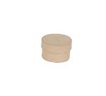 Mini boîte ronde 5x5x3cm - Kraft
